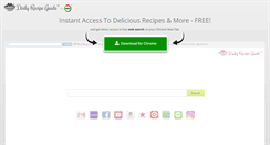 Desktop Screenshot of dailyrecipeguide.com